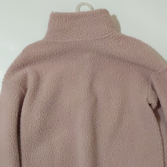 Cozy Soft Rose Pink Sherpa Top - Picture 6 of 7